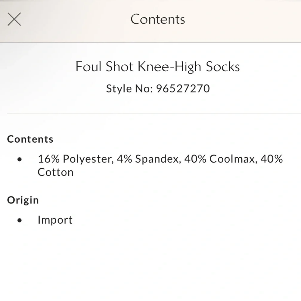 Free People Foul Shot Knee Socks